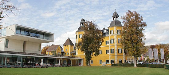 Links: Acqupura SPA und MED des Falkensteiner Schlosshotel Velden am Wörthersee (©Foto. Martin Schmitz)